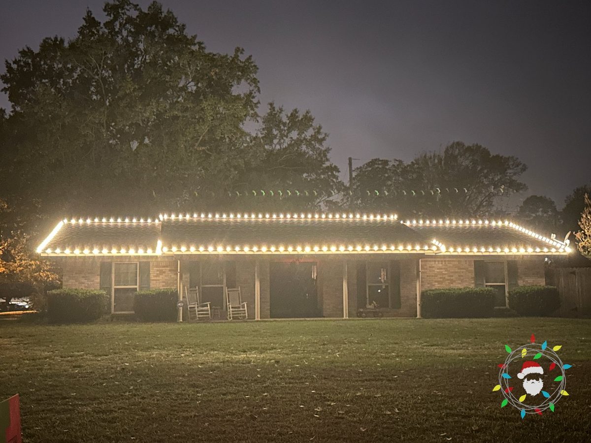Festive C9 light installation